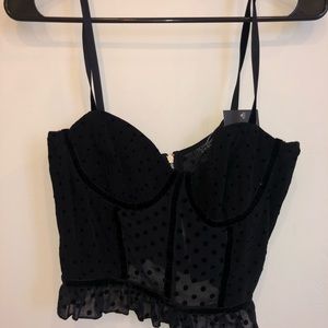 BABYDOLL STYLE TOP/ TOPSHOP